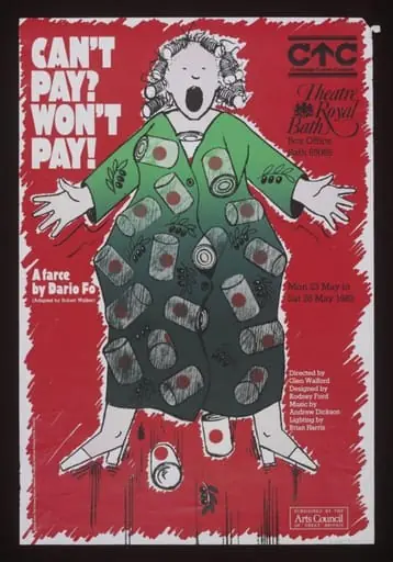 Theatre Royal Bath poster, by The Drawing Room