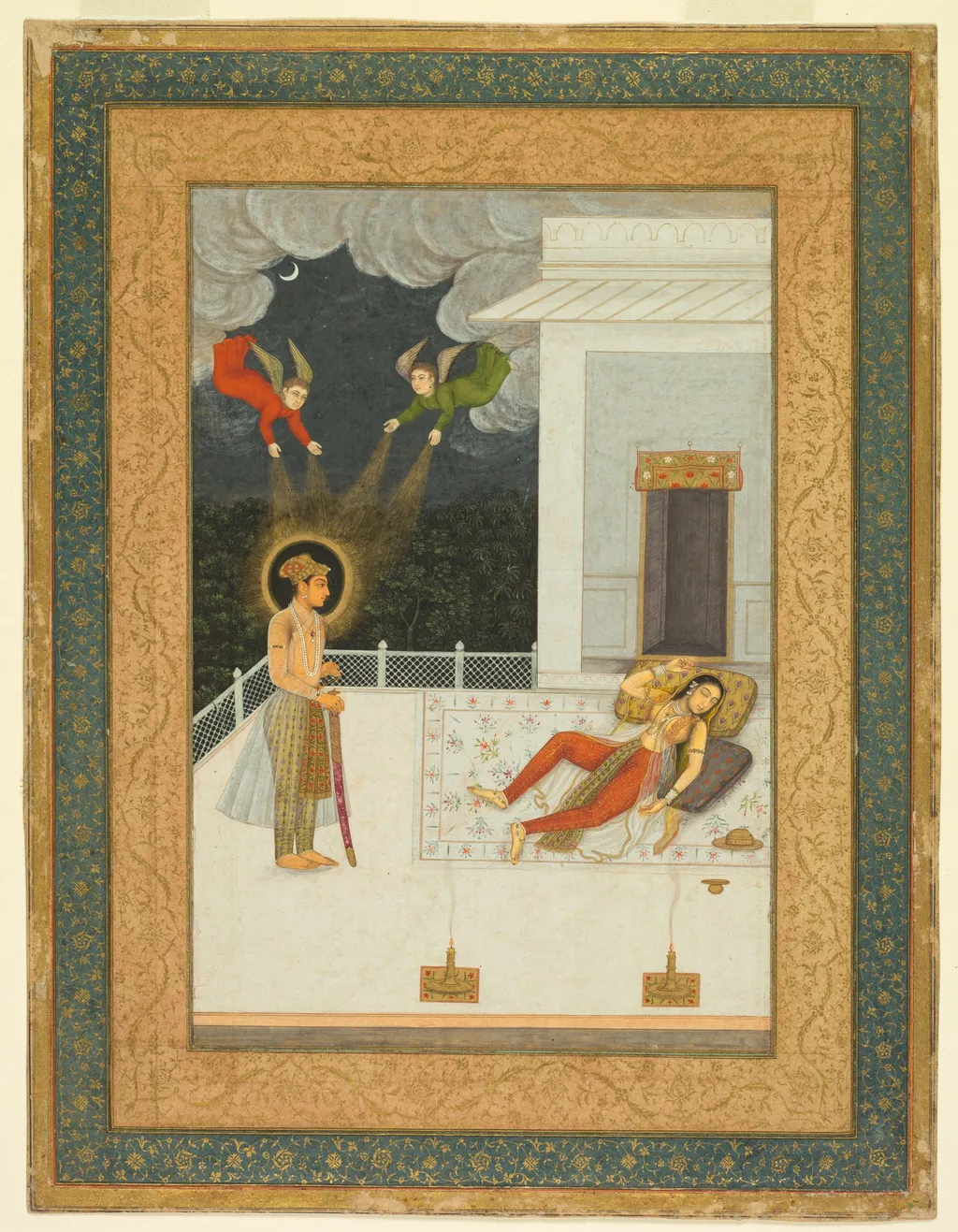 The dream of Zulaykha, from the Amber Album, unspecified, 1670