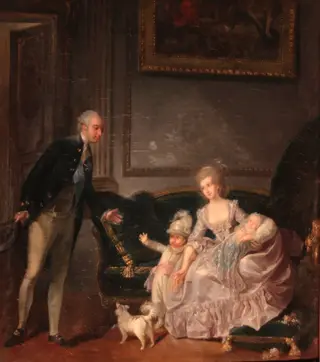The Duke of Chartres and his Family at the Palais Royal