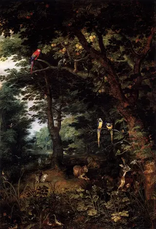 The Earthly Paradise, by Jan Brueghel the Younger
