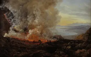 The Eruption of Vesuvius, by Johan Christian Dahl