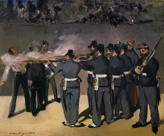 The Execution of Emperor Maximilian, by Édouard Manet
