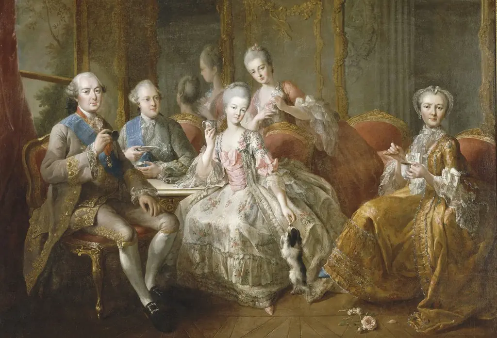 The family of the Duke of Penthièvre called la tasse de chocolat