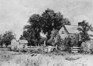 The Farm, by Alfred Thompson Bricher