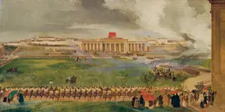 The Field Fair on the Outer Burgplatz on 13 April 1826, by Peter Fendi