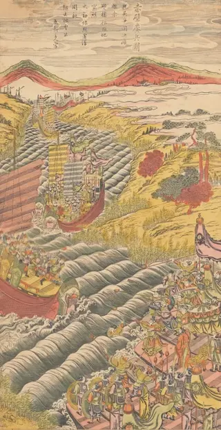 The Fierce Battle of Red Cliff