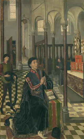 The First Duke of Infantado, by Master of Sopetrán