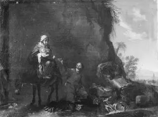 The Flight into Egypt, by Jan Miel