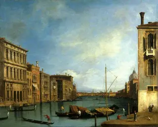 The Grand Canal from the Campo San Vio, Venice