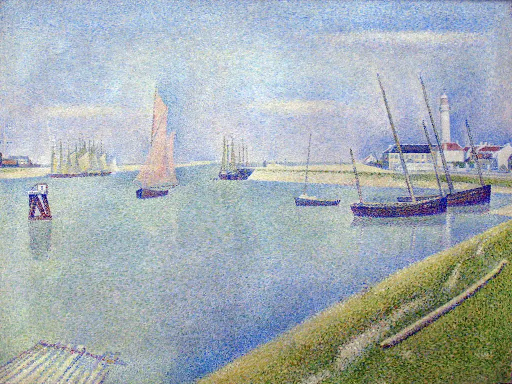The Gravelines Channel, towards the sea