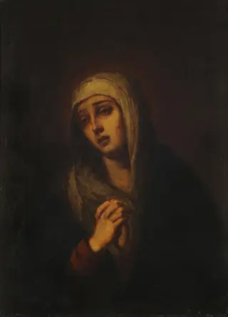 The grieving mother