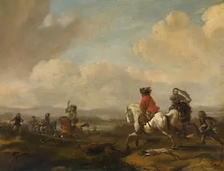 The Hare Hunt, by Philips Wouwerman
