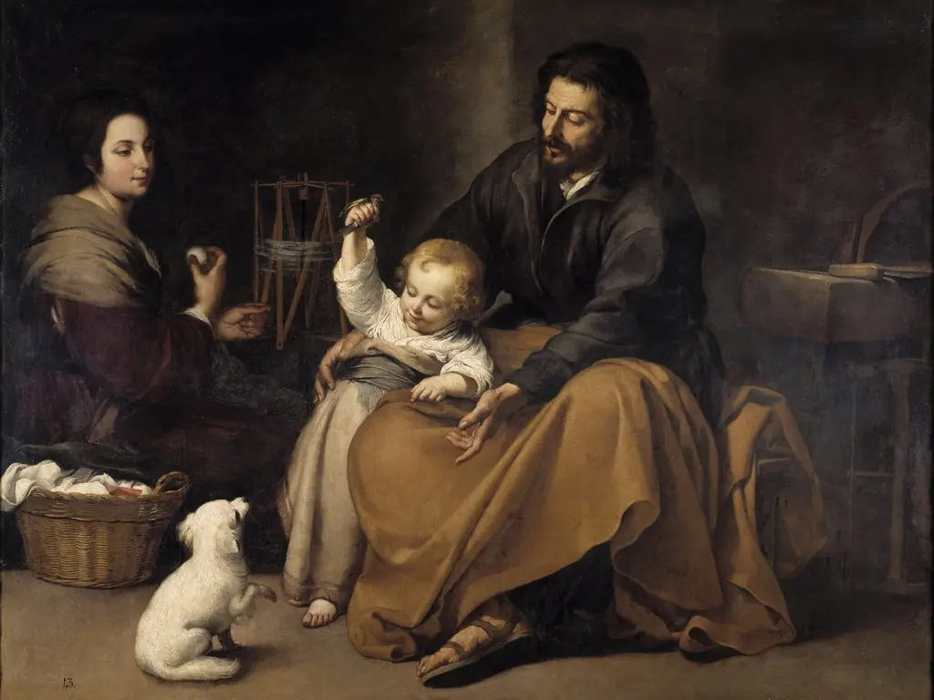 The Holy Family with a Bird