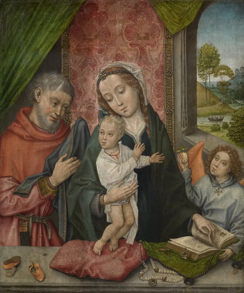 The Holy Family with an Angel