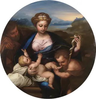 The Holy Family with Saint John