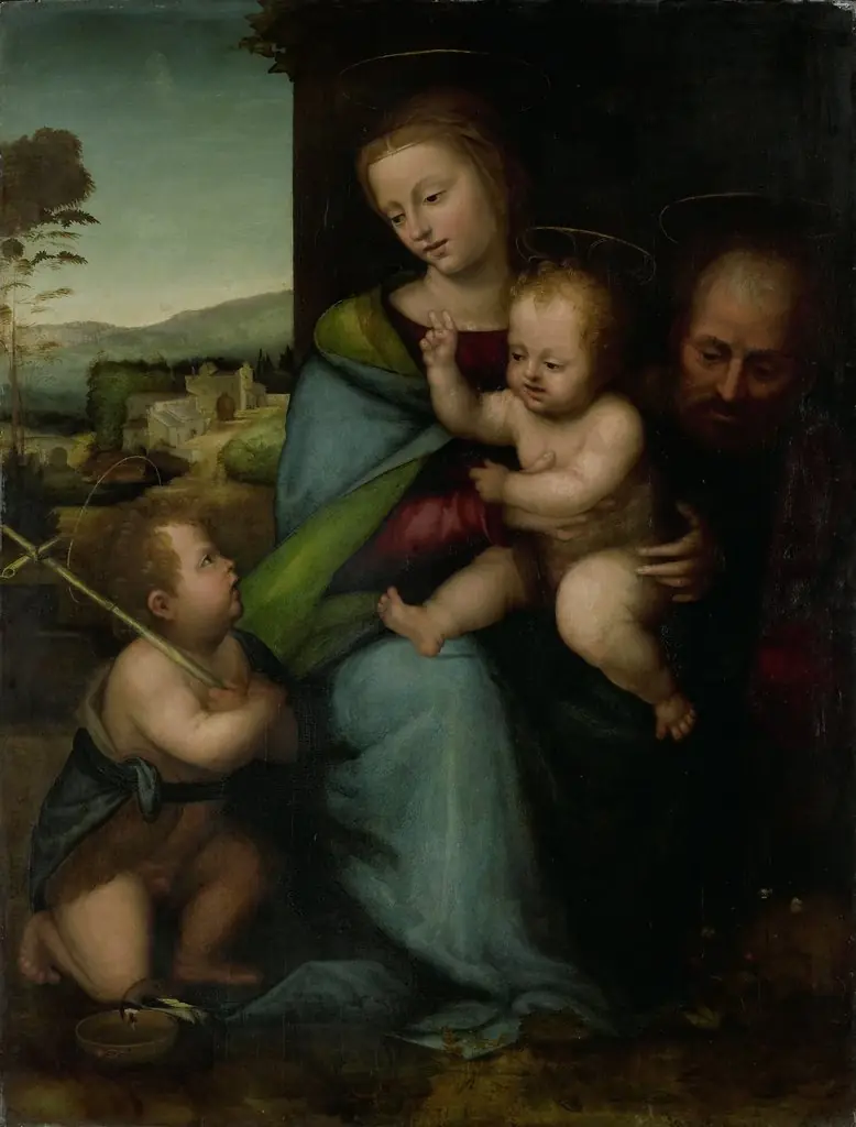 The Holy Family with the Infant John the Baptist