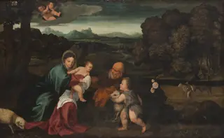 The Holy Family with the Infant St John