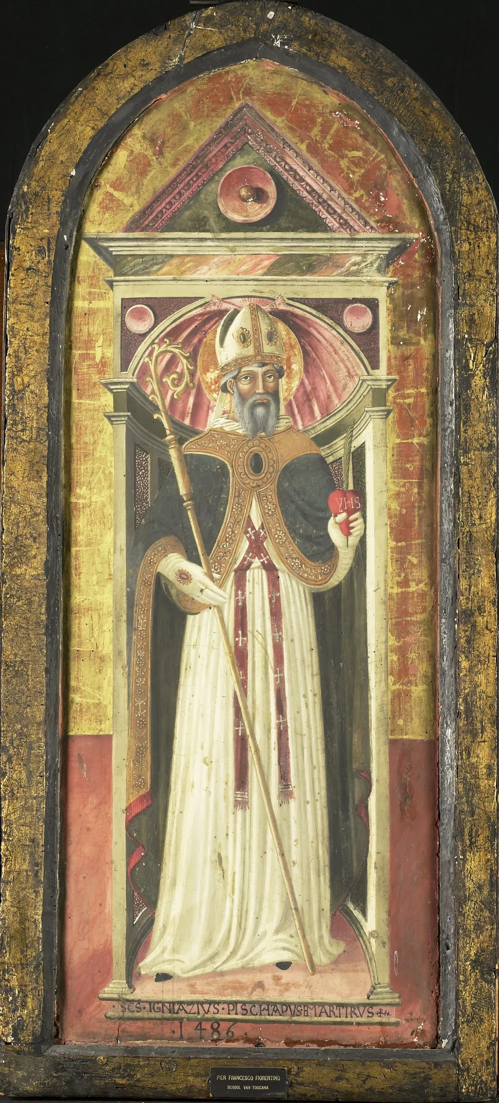 The Holy Ignatius of Antioch, oil, 1494