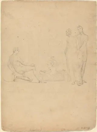 The Infant Hercules Throttling the Serpents