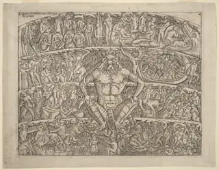 The Inferno, after the Fresco in the Camposanto of Pisa