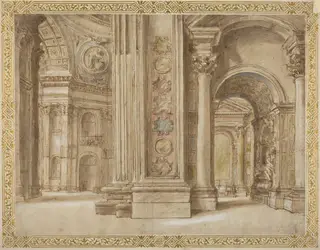 The Interior of Saint Peter's, Rome