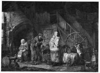 The Knife Grinder and his Family