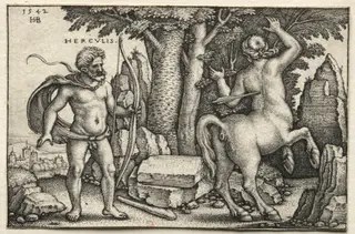 The Labors of Hercules:  Hercules Shooting Nessus