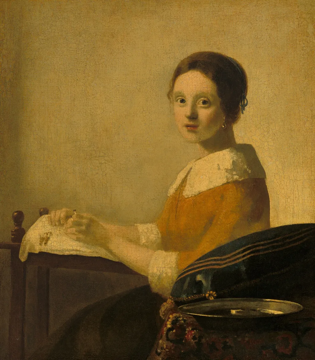 The Lacemaker, oil, 1925