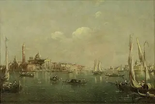 The Lagoon and Island of San Giorgio seen from the Molo