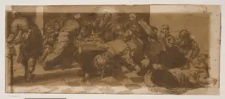 The Last Supper after the painting in San Polo, Venice