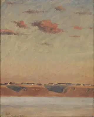 The Lim Fjord in Jutland. Study