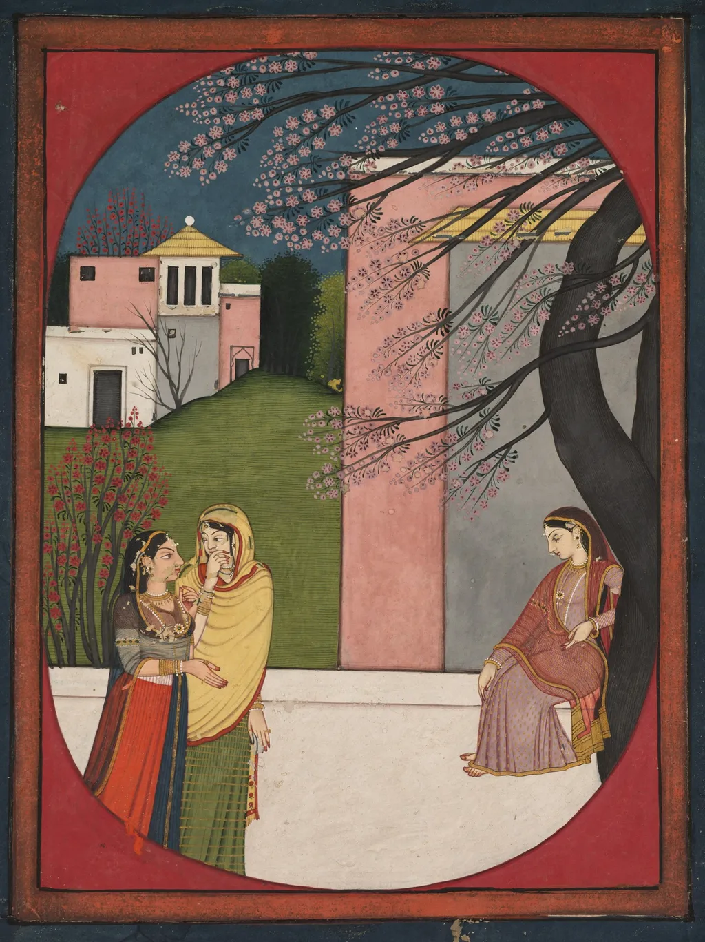 The Lovelorn Heroine, from a Sat Sai of Bihari, unspecified, 1793