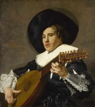 The Lute Player (facing left)