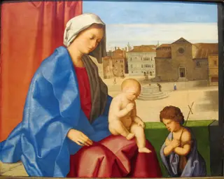 The Madonna and Child with the Infant Saint John the Baptist