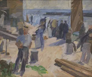 The Mail Boat Arriving, Christiansø