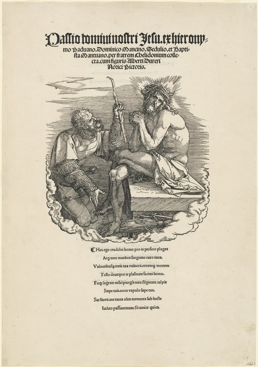 The Man of Sorrows Mocked by a Soldier, Albrecht Dürer