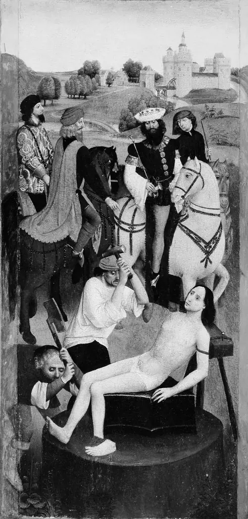 The Martyrdom of Saint Adrian; The Martyrdom of Two Saints, Possibly Ache and Acheul, 1490