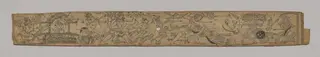 The Monkeys and Bears Fight Ravana and His Demons (verso), from a Romance of Chandrabhanu and Lavanyavati of Upendra Bhanja (Indian, died 1740)