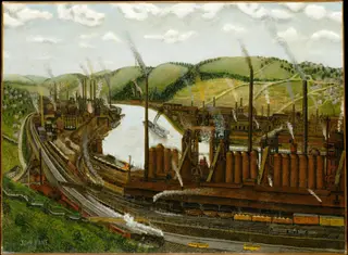 The Monongahela River Valley, Pennsylvania, by John Kane