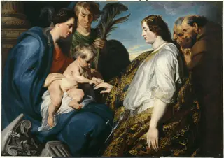 The Mystic Marriage of Saint Catherine, by Anthony van Dyck