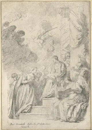 The Mystic Marriage of Saint Catherine