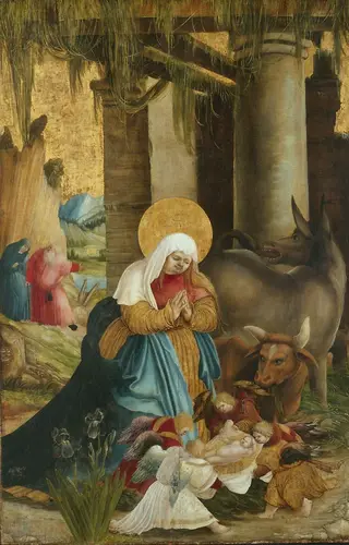 The Nativity, by Master of Pulkau