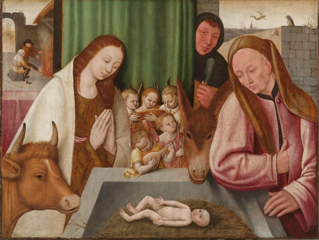 The Nativity, oil, 1575