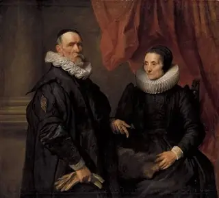 The painter Jan de Wael and his wife Gertrud de Jode, by Anthony van Dyck