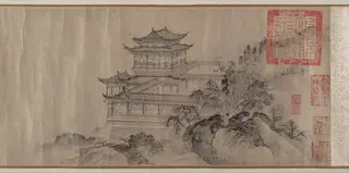 元     唐棣     滕王閣圖     卷|The Pavilion of Prince Teng