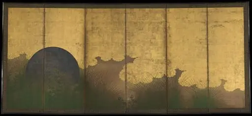 武蔵野図屏風|The Plains of Musashi