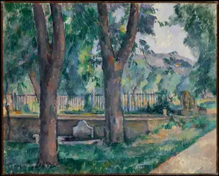 The Pool at the Jas de Bouffan, by Paul Cézanne