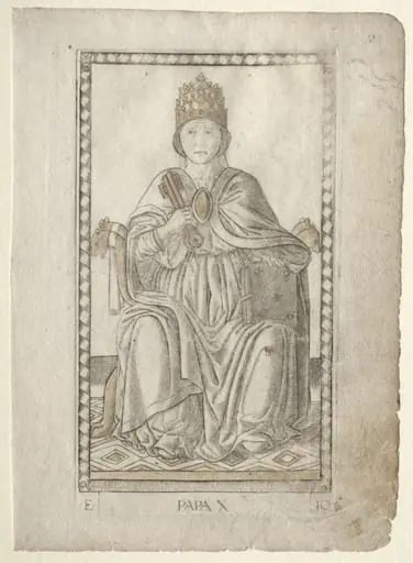 The Pope (from the Tarocchi, series E: Conditions of Man, #10)