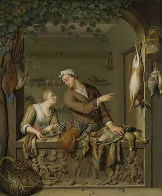 The Poultry Seller, by Willem van Mieris