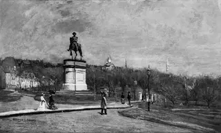The Public Garden, Boston, by George Loring Brown